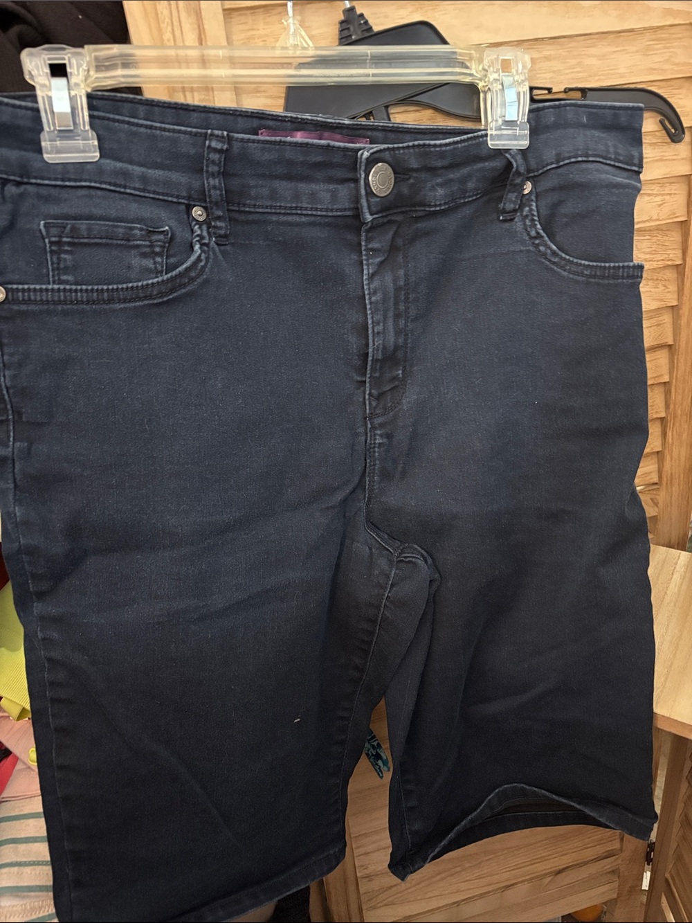 Gloria Vanderbilt Stretch Denim Shorts 14